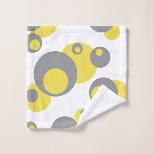 Cercles de Yellow Gray (Gant de toilette)