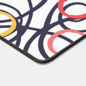 Cercles Dizzy Doodle Sur Blanc (Coin)