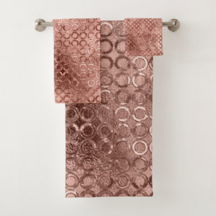 Cercles d'or Rose rose luxe étincelante