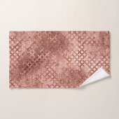 Cercles d'or Rose rose luxe étincelante (Serviette à main)