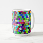 Cercles empaquetés Mug 15 oz (Devant droit)