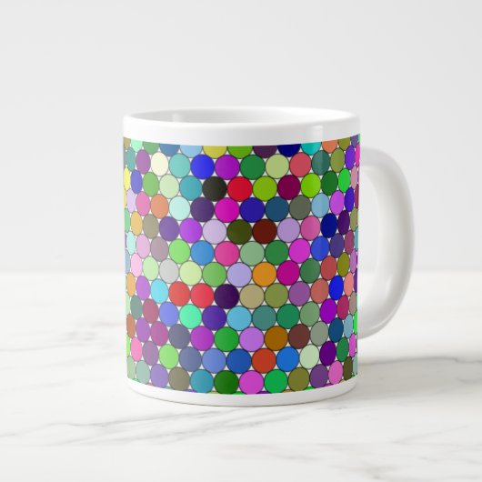 Cercles empaquetés Mug 20oz (Devant droit)
