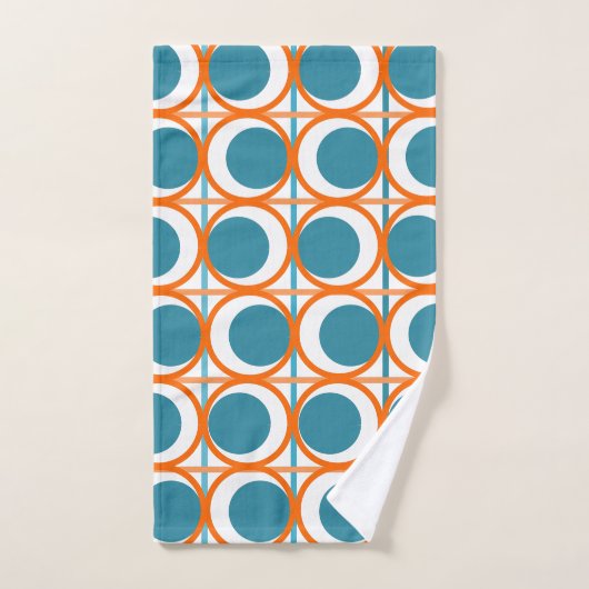 Cercles et lignes MCM (Serviette à main)