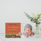 Cercles Festifs Points Faire-part de naissance de (Debout devant)