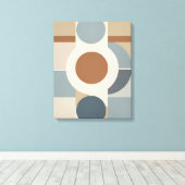Cercles géométriques Canvas Abstrait Art mural mod (Insitu (Plancher de Bois))