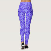 Cercles géométriques violets leggings (Dos)