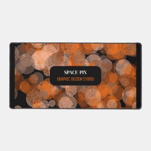Cercles graphiques orange, Graphic Designer