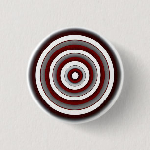 Cercles Hypnotiques Badge Rond 3 Cm