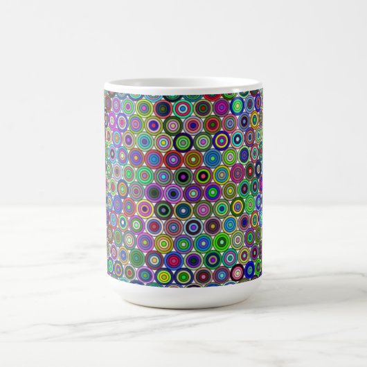 Cercles imbriqués Mug 15 oz (Centre)