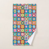 Cercles inspirés par Kandinsky (Serviette à main)