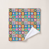 Cercles inspirés par Kandinsky (Gant de toilette)