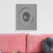Cercles liquides - Toile enveloppée (Insitu(Salon))
