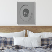 Cercles liquides - Toile enveloppée (Insitu(Chambre))