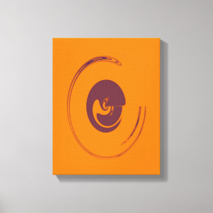 Cercles liquides - Toile enveloppée