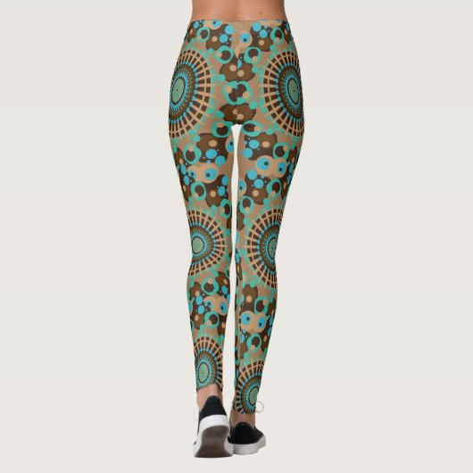 cercles mandala leggings (Dos)