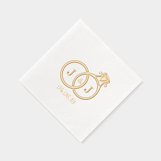 Cercles Mariages Monogrammes Chics (Droite)