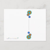 Cercles merci carte postale (Dos)