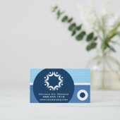 Cercles modernes Carte de visite (Debout devant)