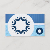 Cercles modernes Carte de visite (Dos)