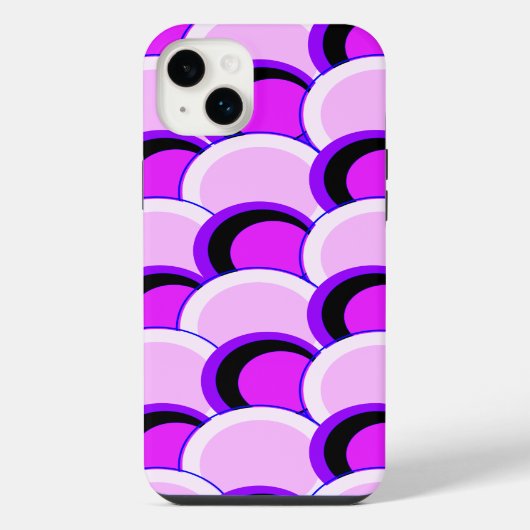 Cercles mods rose et pourpre (Verso)