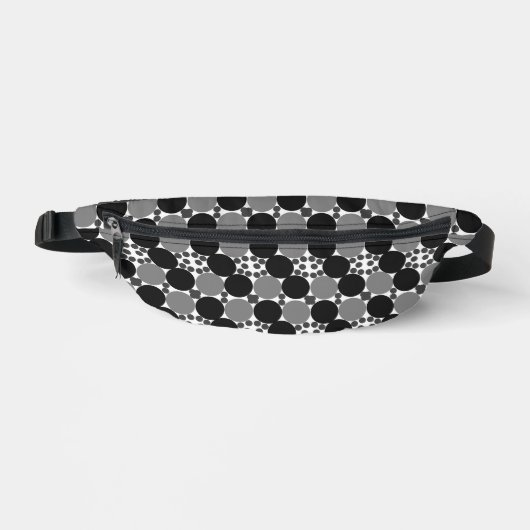 Cercles monochromes : Abstrait noir blanc et gris, (Recto)