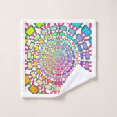 CERCLES MULTICOULEUR (Gant de toilette)