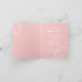 Cercles 'n Booties, Baby Girl Shower Invitation (Intérieur)