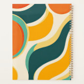 Cercles orange et flux de couleurs (Dos)