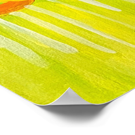 Cercles Peinture Abstraite colorée Impression (Coin)