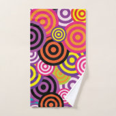 cercles psychédéliques ensemble de serviettes de b (Serviette à main)