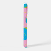 Cercles Rétro Colorés Points Bonbon Rose Funky Gro (Côté droit)
