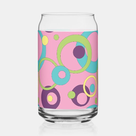 Cercles roses funky (Recto)