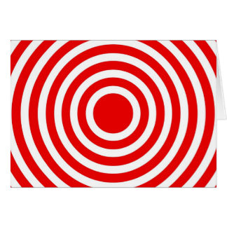 Cercles rouges et blancs