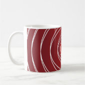 Cercles rouges Mug (Gauche)