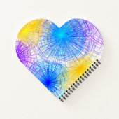 Cercles spiraux colorés Carnets cardiaques (Dos)