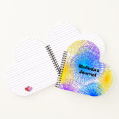 Cercles spiraux colorés Carnets cardiaques (Intérieur)