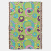 Cercles verts funky Jeter couverture (devant Vertical)