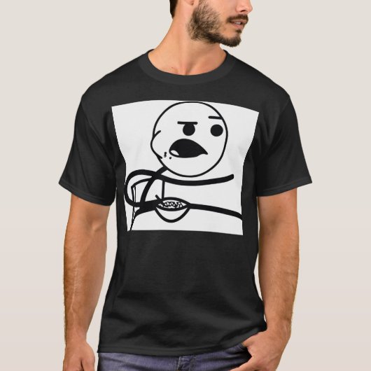 Cereal Guy Black T-shirt (Voorkant)