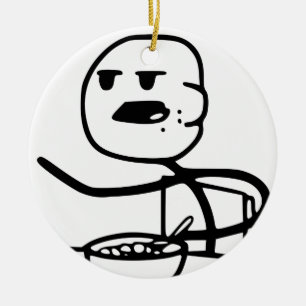 Cereal Guy Meme Keramisch Ornament