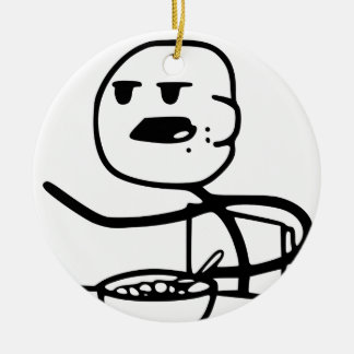 Cereal Guy Meme Keramisch Ornament