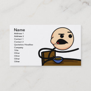 Cereal Guy Visitekaartjes