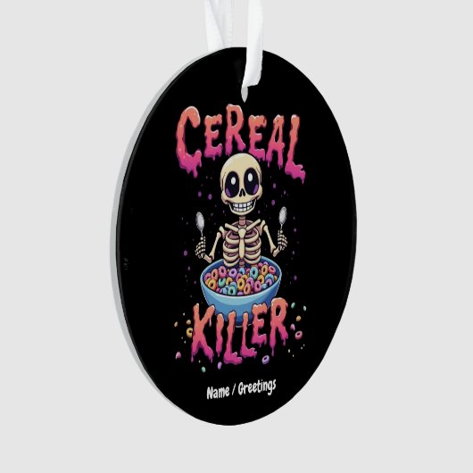 Cereal Killer Breakfast Funky Cereal Bowl Skeleton (devant)