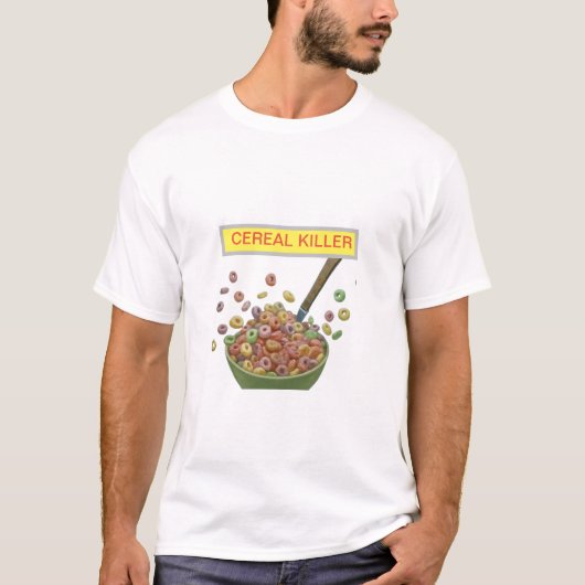 Cereal Killer conception de thème T-shirt (Devant)
