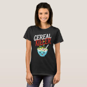 Cereal Killer I Costume Breakfast Cereal Halloween T-shirt (Voorkant volledig)