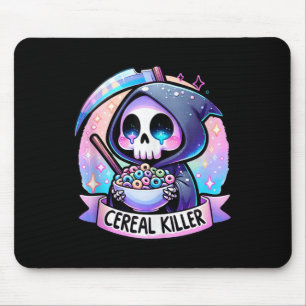 Cereal Killer Ontbijt Cereal Bowl Cereals Skull Muismat