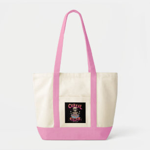 Cereal Killer Ontbijt Grappig Cereal Bowl Skelet Tote Bag