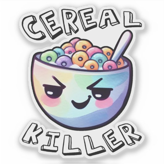Cereal Killer Sticker (Voorkant)