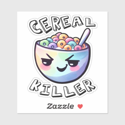 Cereal Killer Sticker (Vel)