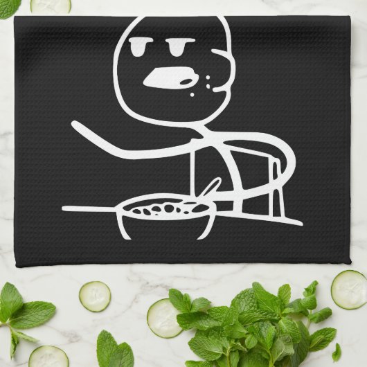 Cereal Meme Guy Theedoek (Gevouwen)