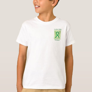 Cerebral Palsy Awareness Green Ribbon Angel T-shir T-shirt